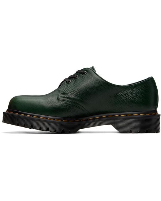 Dr. Martens Black 1461 'made In England' Buckingham Leather Derbys for men