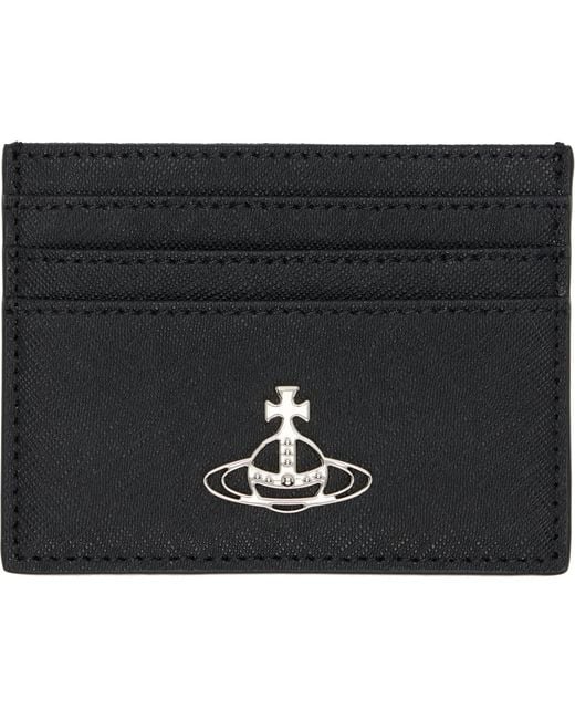 Vivienne Westwood Black Flat Card Holder