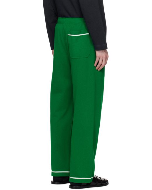 Bode Green Sophomore Sweatpants for men