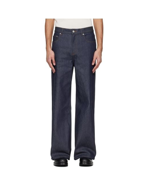 A.P.C. Blue Clyde Jeans for men