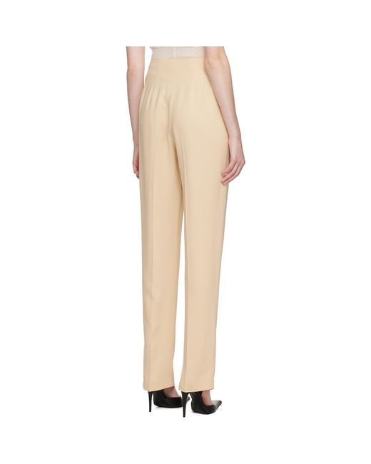 Maiden Name Natural Lila Trousers