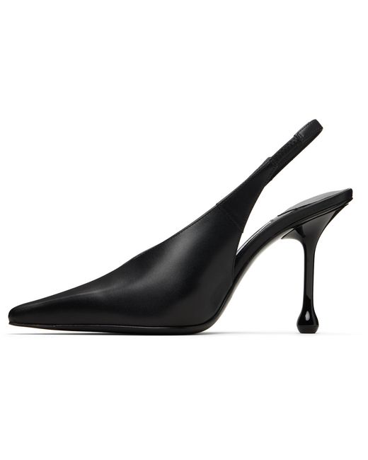 Jimmy Choo Black Burgundy Isa 95 Heels