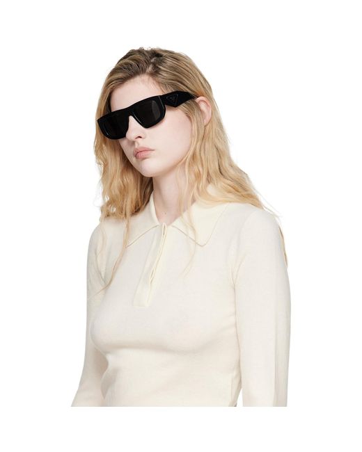 Prada Black Square Sunglasses