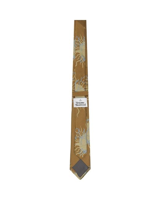 Vivienne Westwood Metallic 7Cm 'Chaos' Tie for men