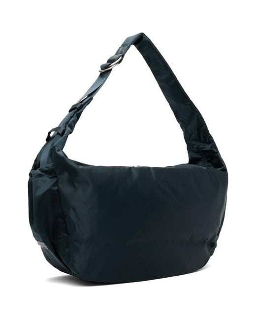 Master Piece Blue Ark Solid L Shoulder Bag for men