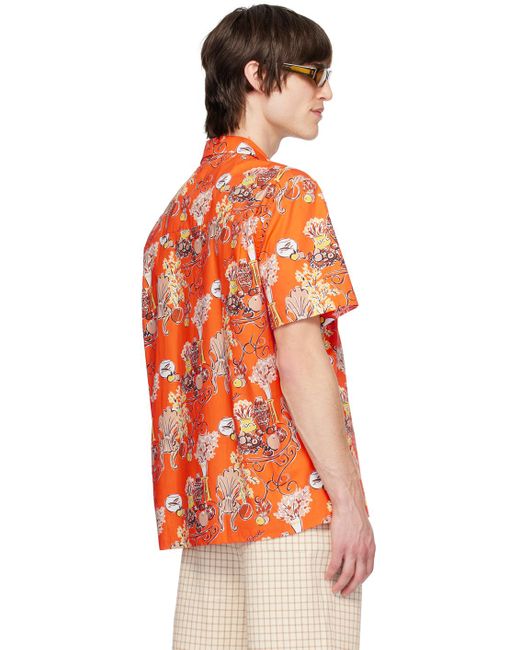 Chemise 'la chemise terrasse' Drole de Monsieur pour homme en coloris Orange