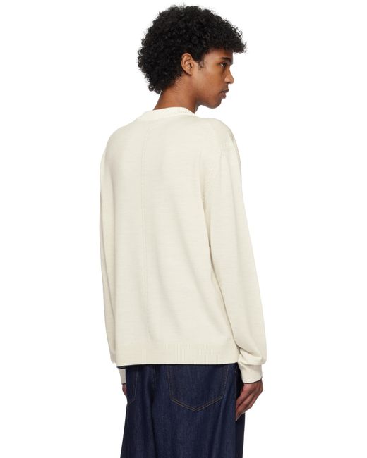 Jacquemus Black Off- 'The Tricot Knit' Sweater for men