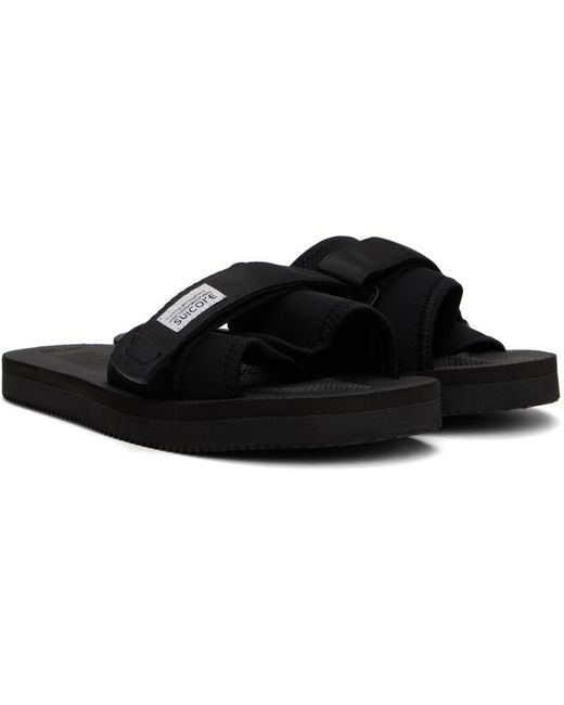 Suicoke Black Padri Sandals for men