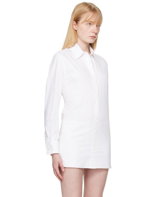 Robe courte david blanche RECTO. en coloris White