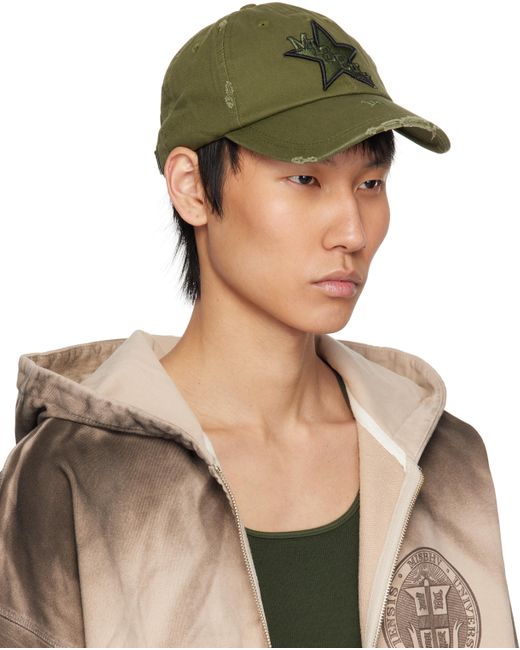 メンズ M I S B H V カーキ Military Star キャップ Green