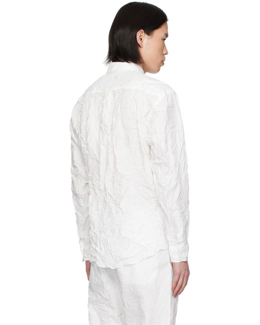 Chemise finx blanche Auralee pour homme en coloris White