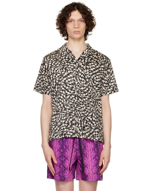 DOUBLE RAINBOUU Red Off- Printed Shirt for men