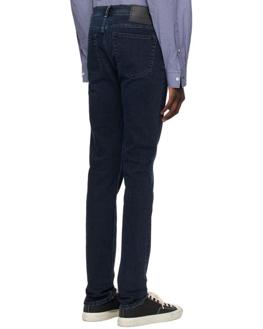 Acne Blue Indigo Skinny Fit Jeans for men