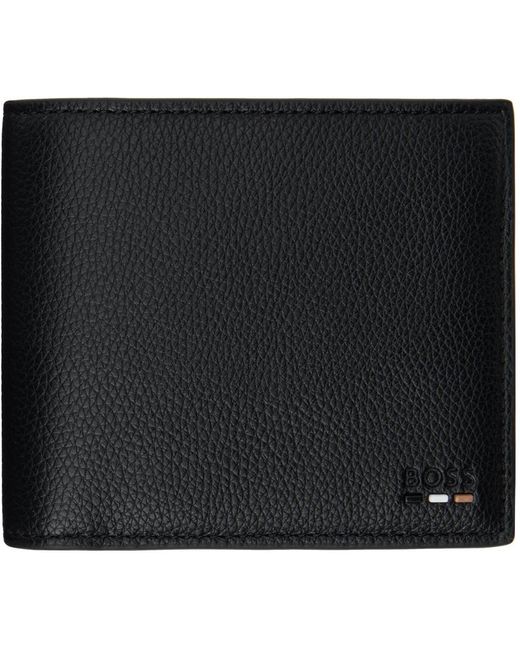 Boss Black Leather Wallet for men