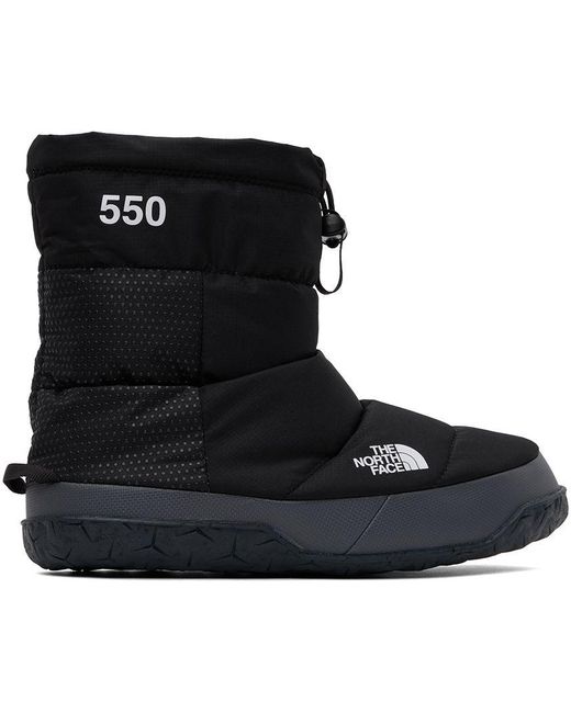 the north face nuptse apres down insulated booties in cream