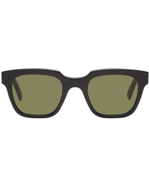 Retrosuperfuture Green Retrosuperfuture Black Giusto Sunglasses for men