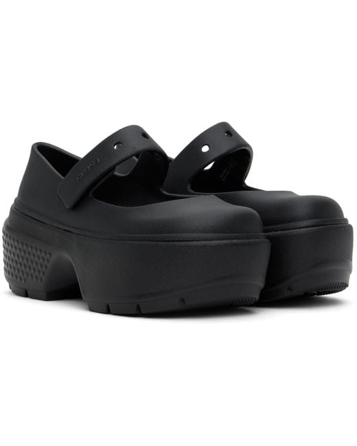 CROCSTM ブラック Stomp メリージェーン スリッポン Black