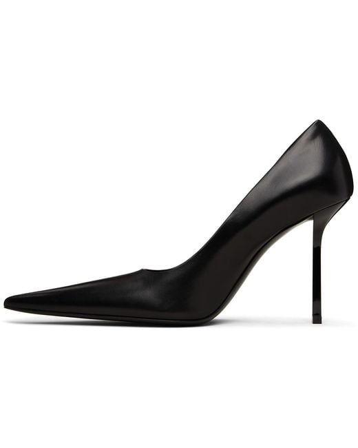Victoria Beckham Black Victoria Stiletto 100 Leather Heels