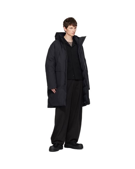 Veilance Black Sorin Down Parka for men