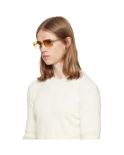 Cartier Black Classic C Motif Sunglasses for men