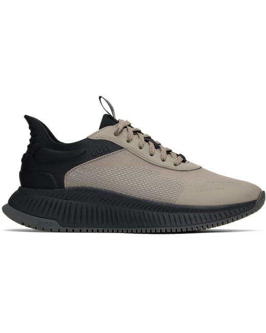 Boss Black Khaki & 'Ttnm Evo' Sneakers for men