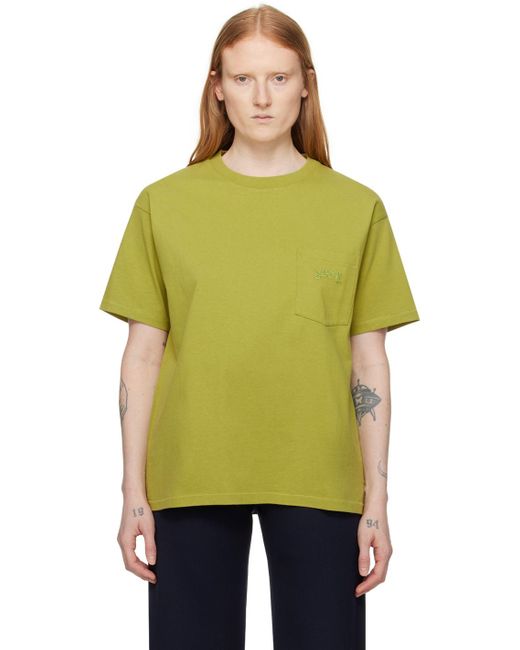 Bode Yellow Green '' Embroidered T-shirt