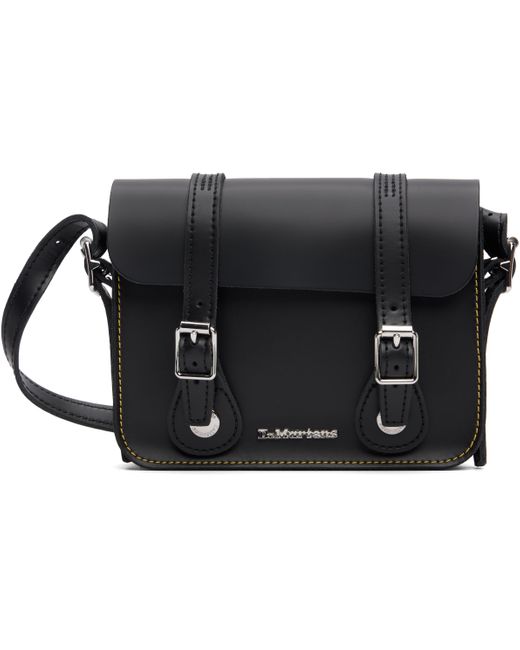 Dr. Martens Black 7 Inch Leather Crossbody Bag