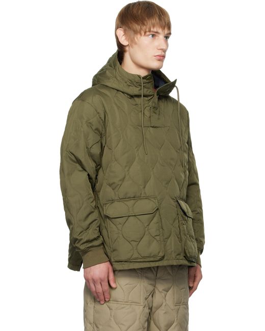 Taion Green Khaki Military Pullover Down Jacket for men