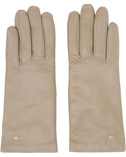 Max Mara Natural Spalato Gloves