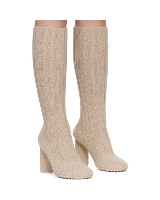 Bottega Veneta Natural Atomic Boots