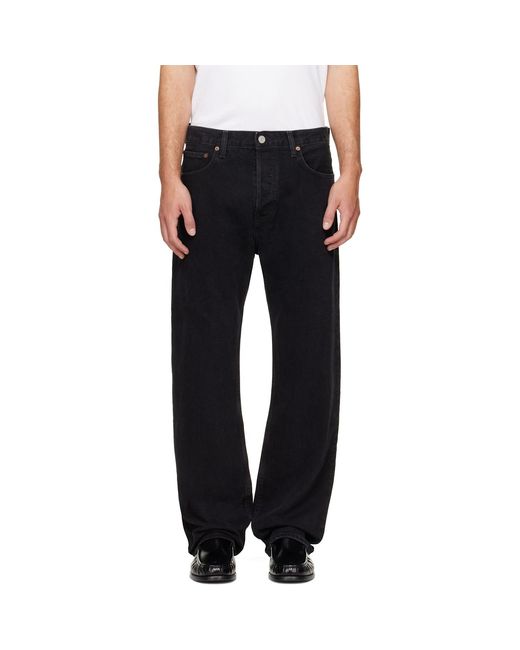 Agolde Black Magnus Trouser Jeans for men