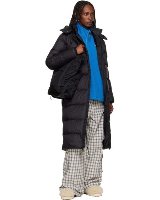 The North Face Black City Long Hooded Down Jacket