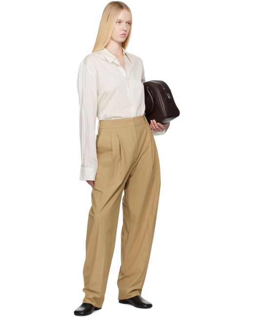 【関税込み】Studio Nicholson ベージュ Sperro トラウザーズ Studio Nicholson ベージュ Sperro トラウザーズ ナチュラル | Lyst