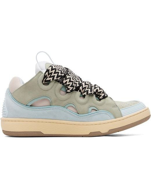 Lanvin White Curb Sneakers for men