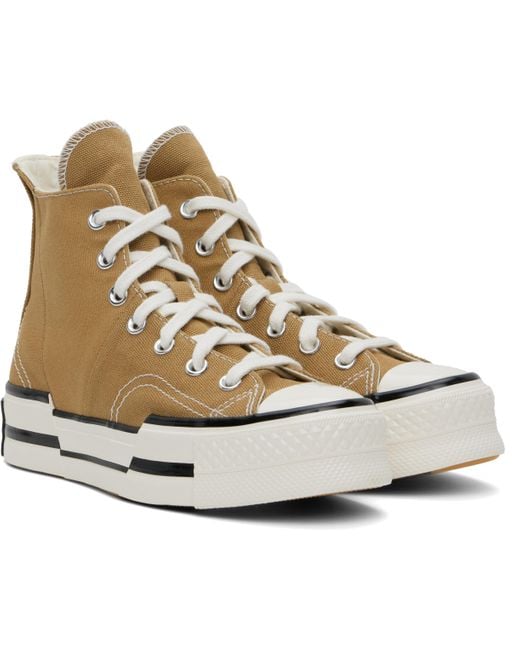 Tan Chuck 70 High Sneakers Converse Chuck 70 High Top In Toadstool