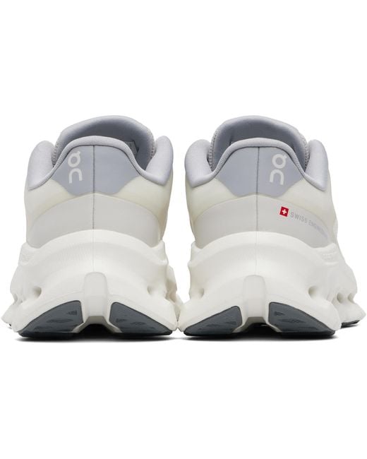 On Shoes White Cloudtilt Remix Sneakers