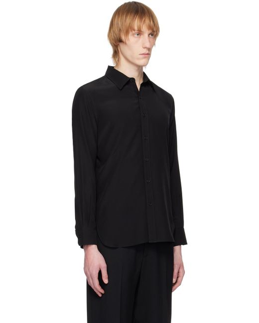 Nili Lotan Black Rigby Shirt for men