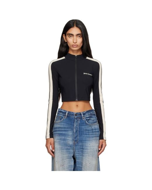 Palm Angels Blue Classic Logo Training Jacket