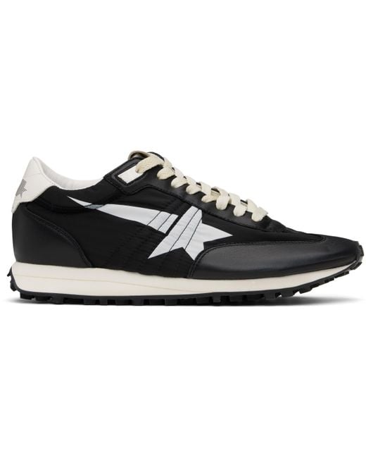 Golden Goose Deluxe Brand Black Marathon Sneakers for men