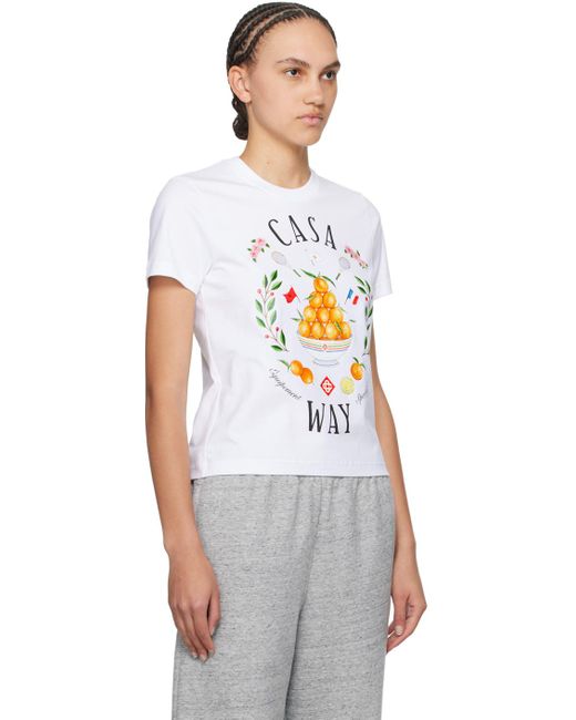 Casablancabrand Multicolor 'casa Way' T-shirt