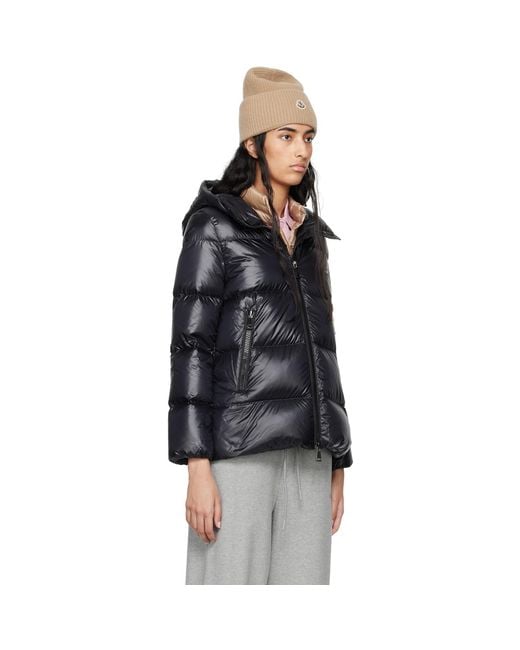 Moncler Black Seritte Short Down Jacket