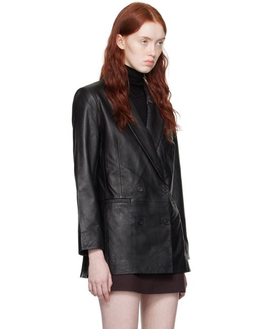 Reformation Veda Edition Leather Jacket in Black | Lyst