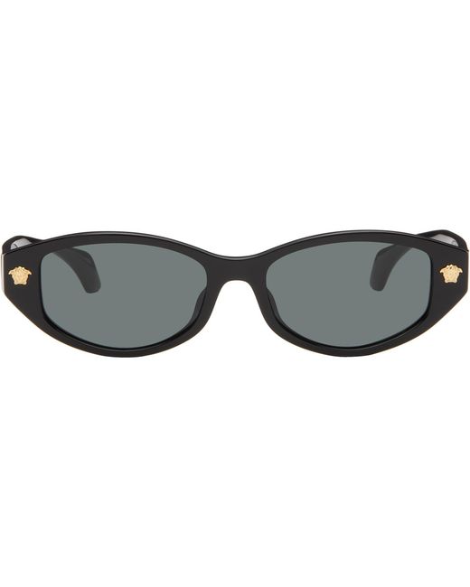 Versace Gray Medusa Sunglasses