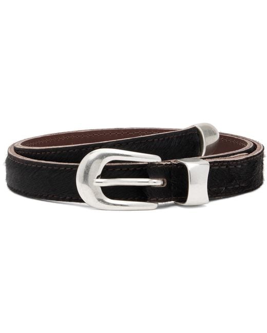 Our Legacy Black 2 Cm Belt for men
