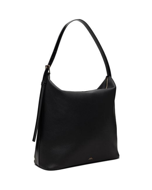 A.P.C. Black Vera Maxi Bag