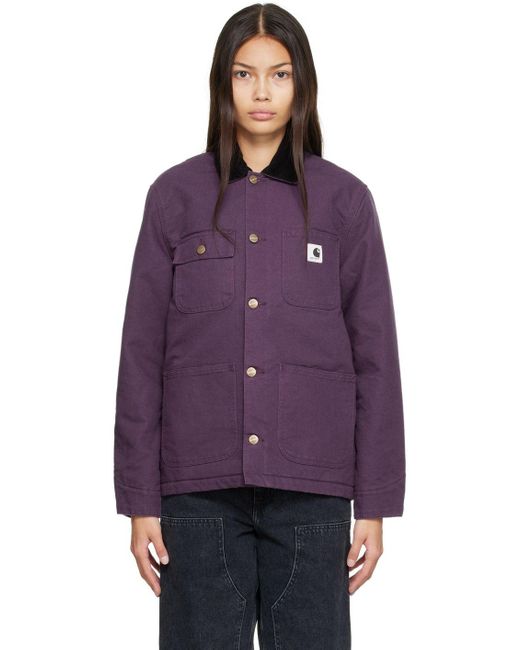 Carhartt WIP Purple Irving Jacket