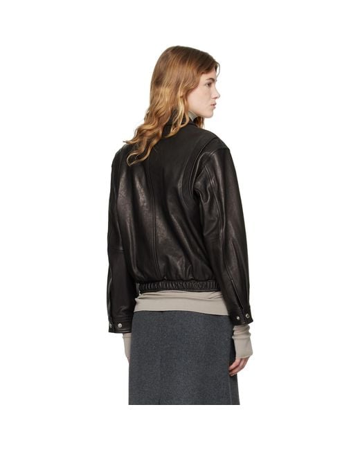 DUNST Black Drizzler Leather Jacket