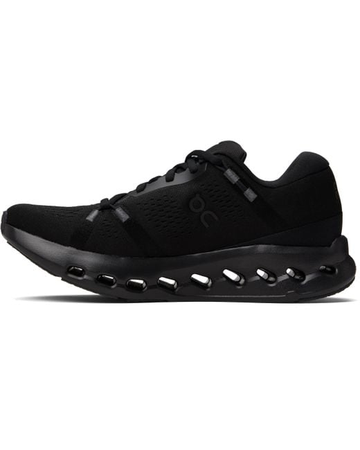 On Shoes Black Cloudsurfer 2 Sneakers for men
