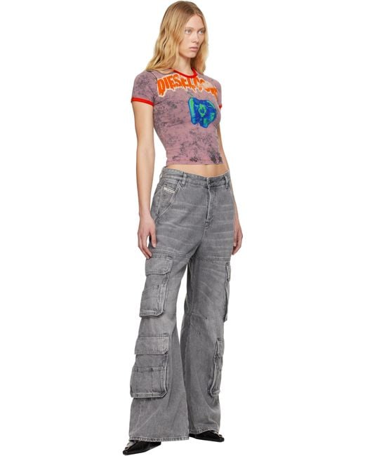 DIESEL T-Uncuties-Short-Q1 T-Shirt | Lyst