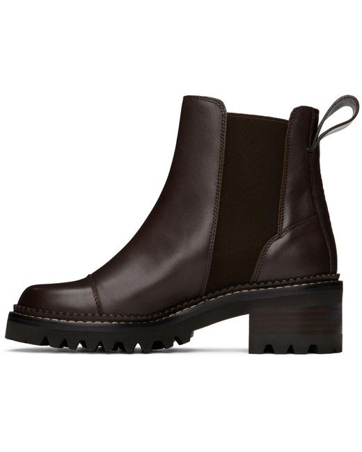 See By Chloé Black Mallory Chelsea Boots
